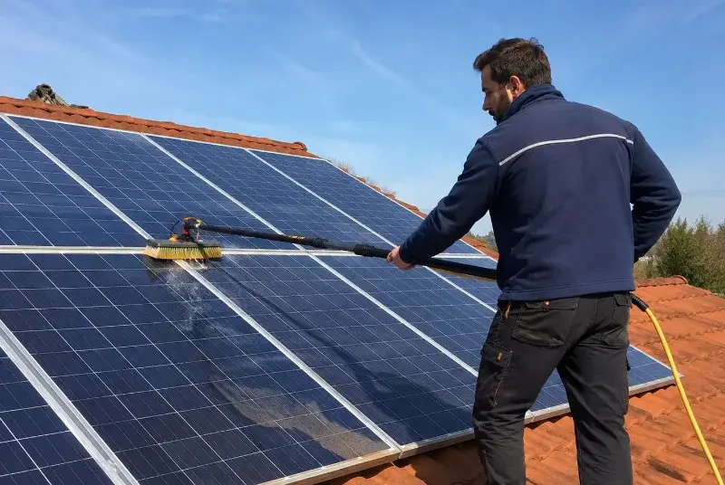 Nettoyage et entretien de panneaux solaires à Saint-Jean-de-Cornies
